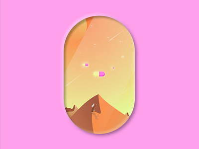 Window Pill design flat illustration vector web