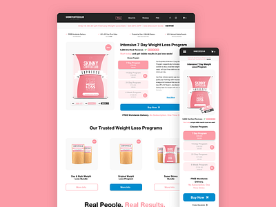 Skinny Coffee Club Expresso Product Page Redesign animation app branding design illustration ui