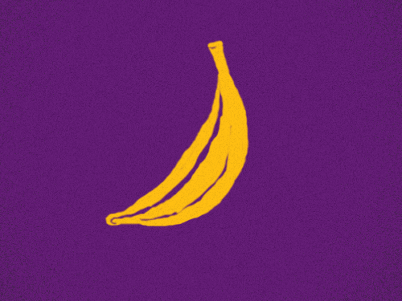 Banana Pop 2d animation banana cel animation photoshop pop purple