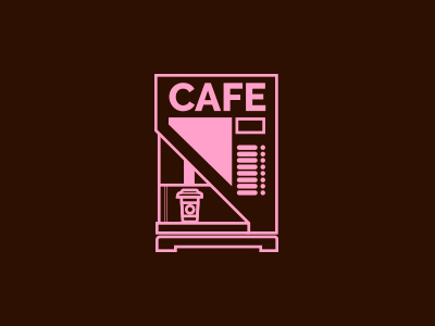 Coffee Machine brown coffee graphics machine pink vector