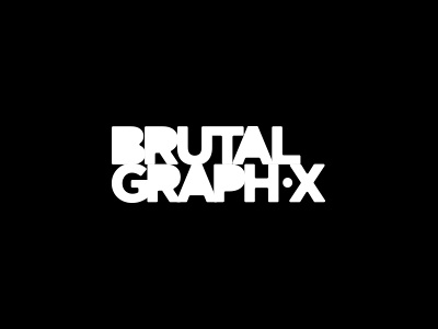 BrutalGraph.x black and white bogota branding colombia diego id new portfolio valbuena