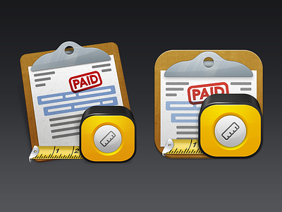 Construction Icons for Mac and iOS clipboard construction cost estimator icon invoice ios ipad iphone mac measuring os x tape