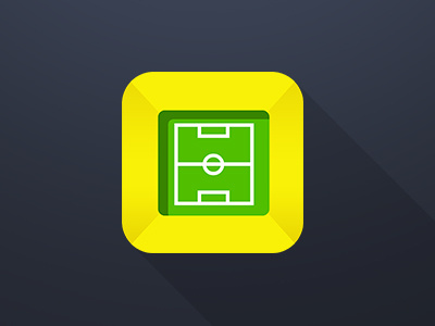 Football Stadium App Icon app betting design flat football ipad iphone sports ui ux