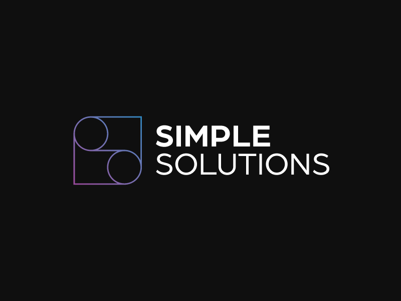 Simple Solutions Logo Design by VertexCGI on Dribbble