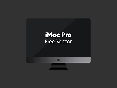 iMac Pro Vector Freebie 2017 apple free freebie imac imac mockup imac pro mockup pro