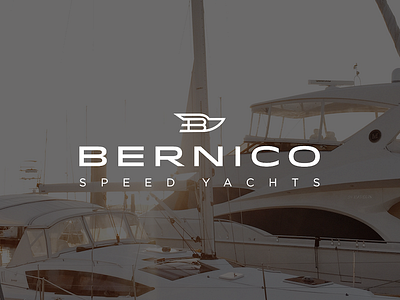 Bernico Speed Yachts Logo bernico boat branding design logo minimal nikita vantorin nv speed yacht