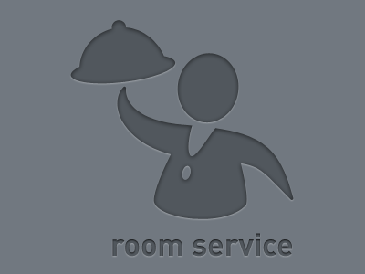 Roomservice glyph icon