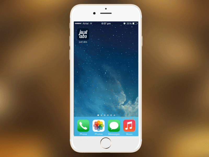 Login screen for fitness app background video login fitness