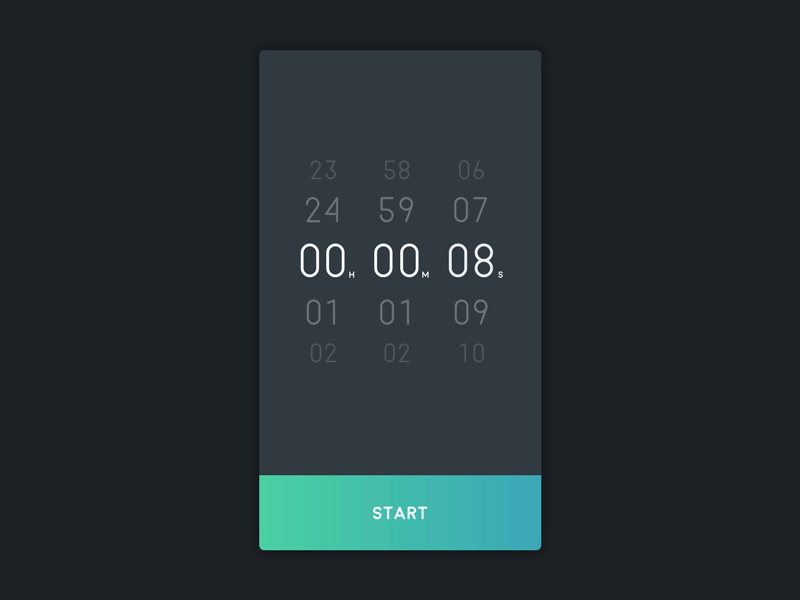 countdown timer interface 014 countdown timer daily ui 014 daily ui countdown timer dailyui dark mode gradient timer ui design