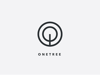 one tree logo concept