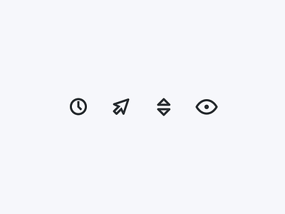 website icons click clock eye icon icons icons pack scroll time views website