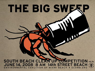 Big Sweep Poster branding design icon illustration lettering logo typography vector