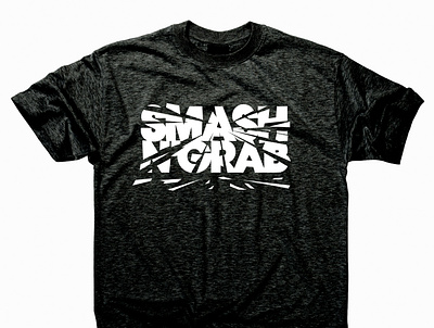 SMASH N' GRAB t-shirt branding design lettering logo typography vector