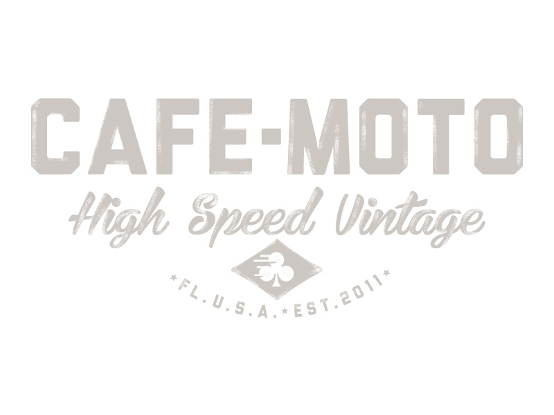 Cafe-Moto Shirt (again) shirt grunge vintage typography