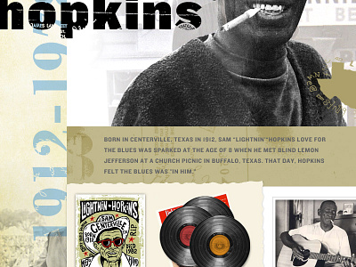 Lightnin Hopkins Homepage