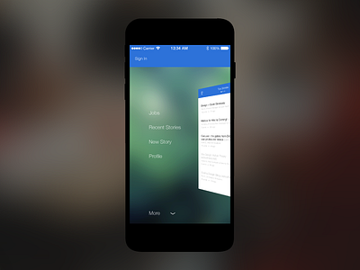 Designer News iOS concept ios mobile