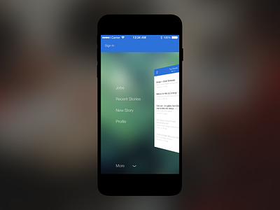 Designer News iOS concept