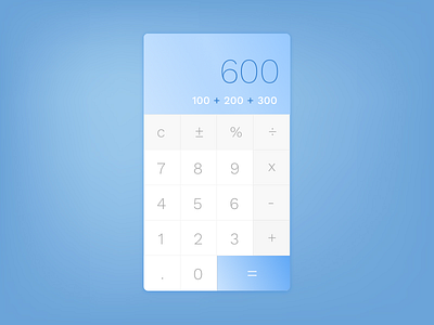 Calculator | Daily UI #004 calculator dailyui ui ui design user experience ux