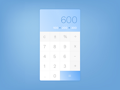 Calculator | Daily UI #004