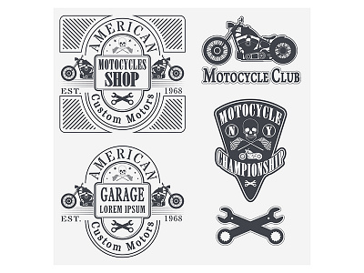 Motocycles american bike biker custom motors engine event freedom motorcycle club racer service shop symbol