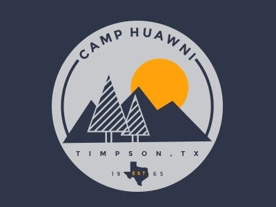 Camp Huawni Summer Tee camp mountains pines texas timpson