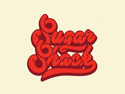 LLYC Sugar Shack bubble font script shack sugar