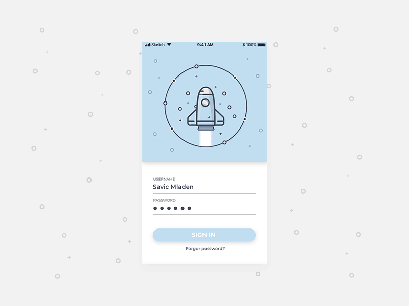 Daily UI #1: Sign In