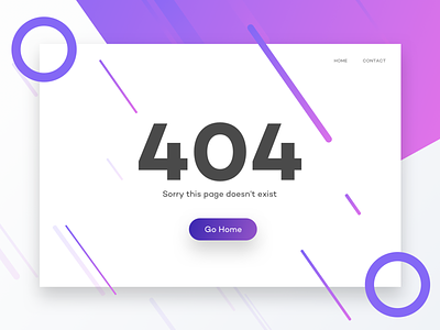 Daily UI #8: 404 page