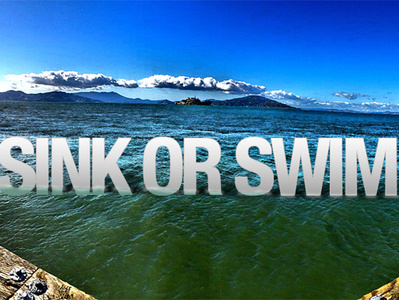 Sink or Swim Design Concept branding design marketing campaign typography visual design