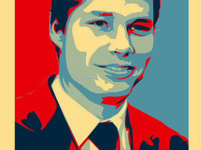 Shepard Fairey Vector Illustration