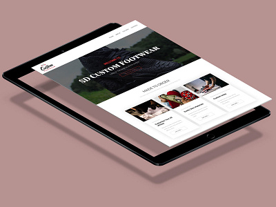SD Custom Footwear - UI/UX