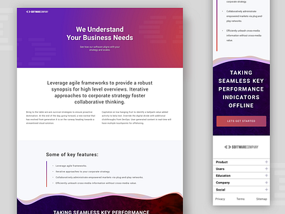 Landing Page Design SaaS Company - 360 Campaign