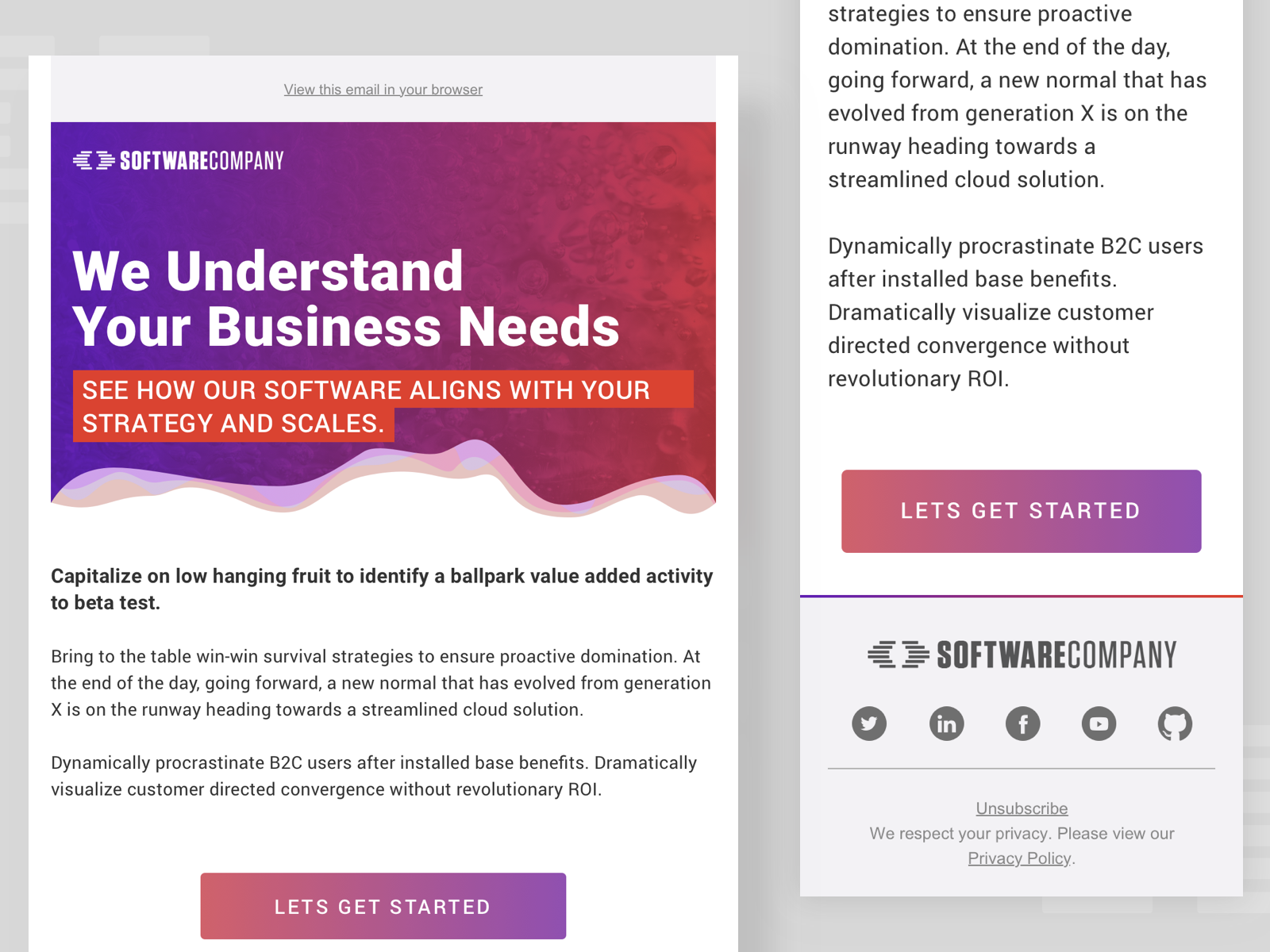 Email Design - SaaS Company 360 Campaign by Carlos Hernandez on Dribbble