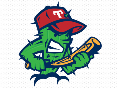 Tucson Clubbin' Cactus baseball logo minor league