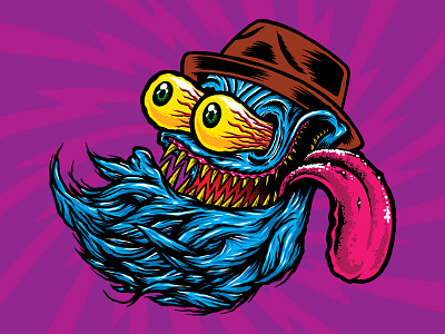 Beirdo Beard Company mascot