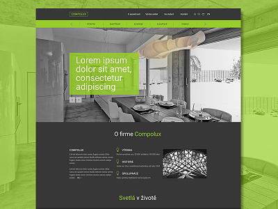 Green and grey website design green grey ux web webdesign website