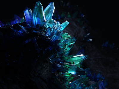 Crystal Cave 3d blender blender 3d cave crystal crystal gems geode glass