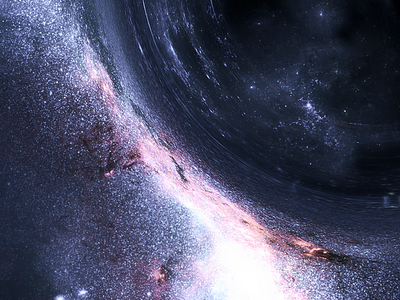 Event Horizon 3d black hole blender outer space sci fi wormhole