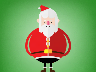 Big Bad Office Quiz - Santa animation christmas gif green holiday red santa sapient sapientnitro xmas