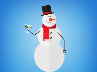 Big Bad Office Quiz - Snowman animation christmas gif green holiday red sapient sapientnitro snowman xmas