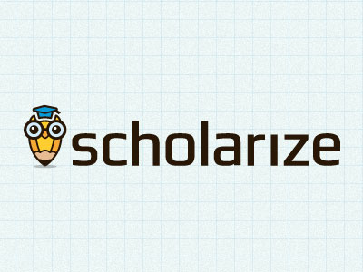 Scholarize cms education glasses graphic design logo organize owl scholar school smart