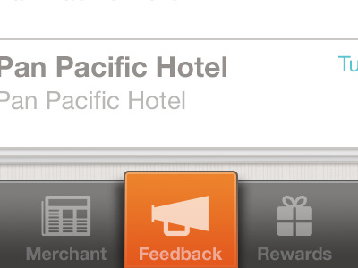 Feedback Button 3 app button feedback mobile navigation orange ui