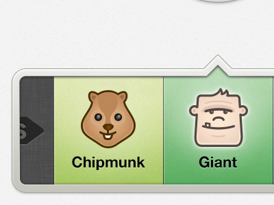 Bubbly Filter Icons bubbly chipmunk filter filters giant ios iphone ui