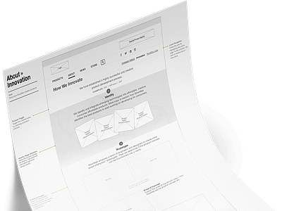 WowWee Wireframe Strategy layout prototype strategy ux web dev wireframe