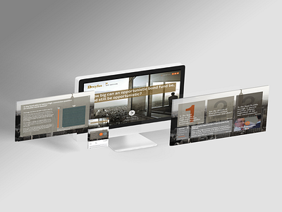 Dreyfus Desktop design layout web design web dev website