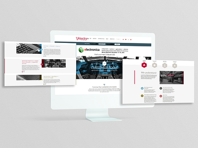 Velocity Desktop design layout ux web design web dev website