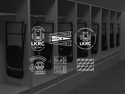 Locker Room Coffee Concept Design branding cafe coffee concept lockerroom logo shop