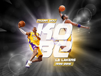 Mamba Out! 2016 art basketball graphic design hot kobe like mixed media nba new photo work