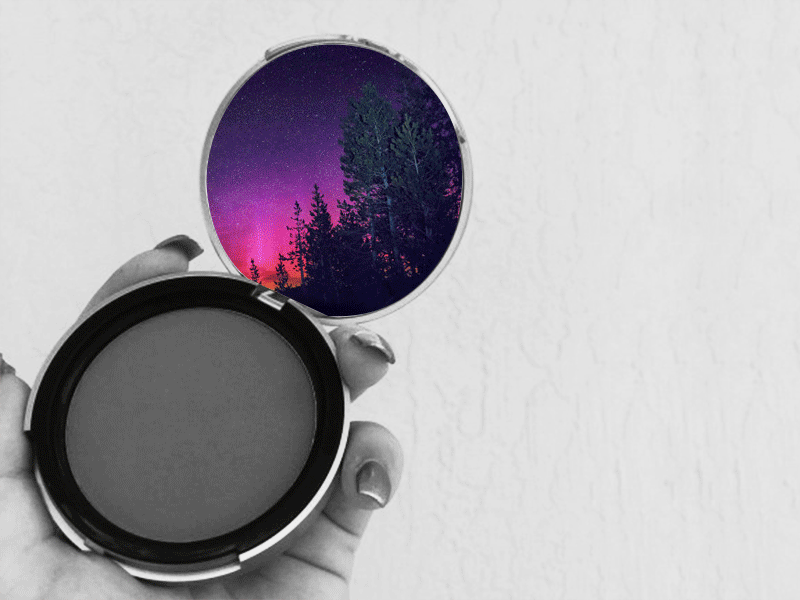 Hand Mirror animation art bryandesignerlife designs dribbble gif new space type