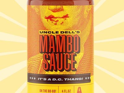 Uncle Dell's Mambo Sauce art direction branding design food food packaging graphic design identity illustration logo packaging print product promotion typography